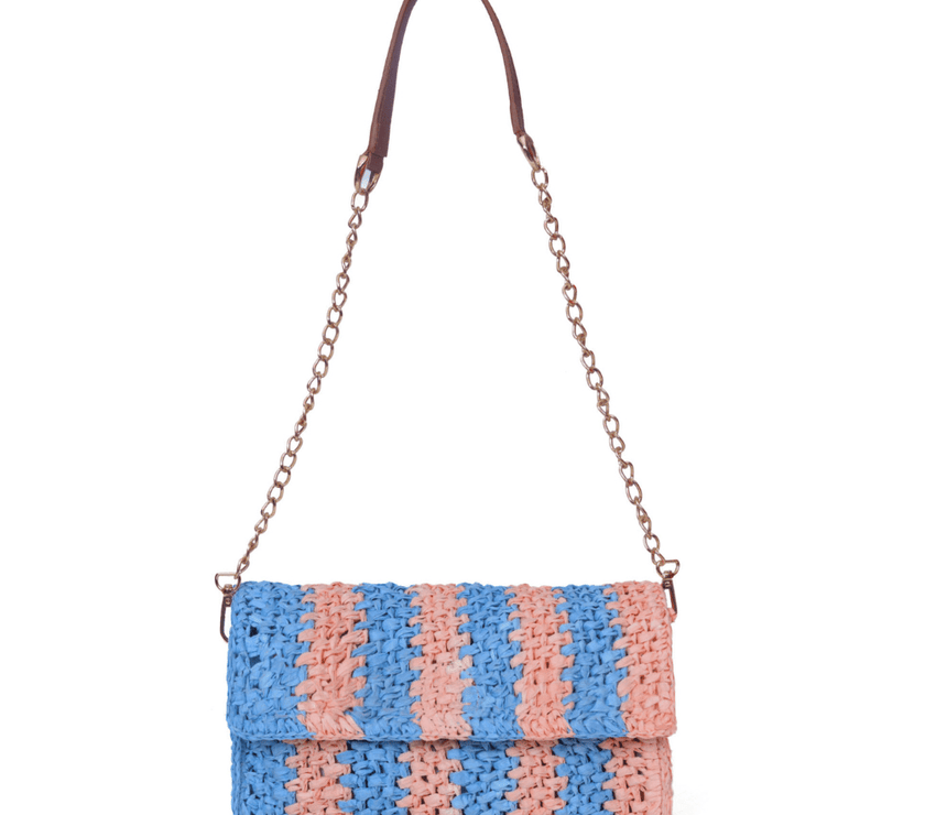 Elowen Raffia Versa Carry Clutch