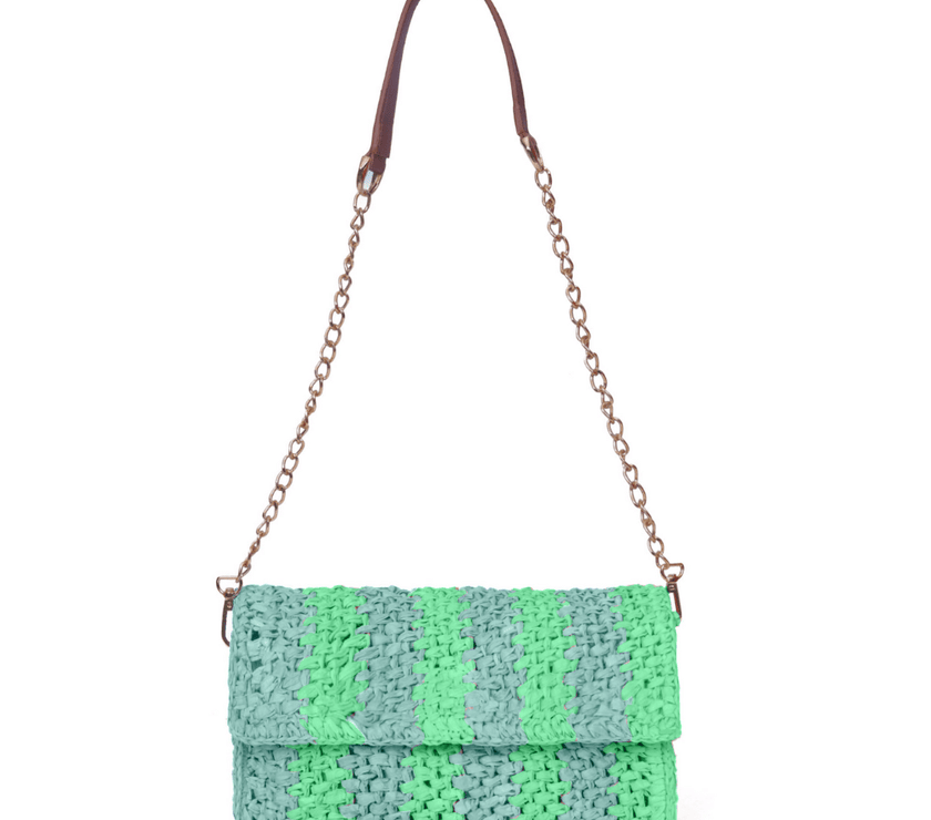 Elowen Raffia Versa Carry Clutch