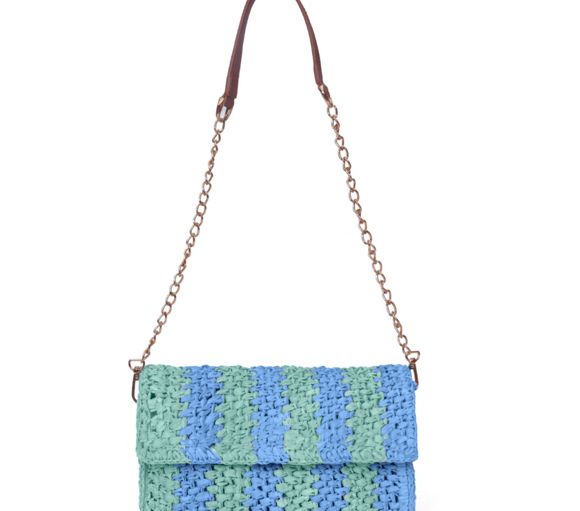 Elowen Raffia Versa Carry Clutch