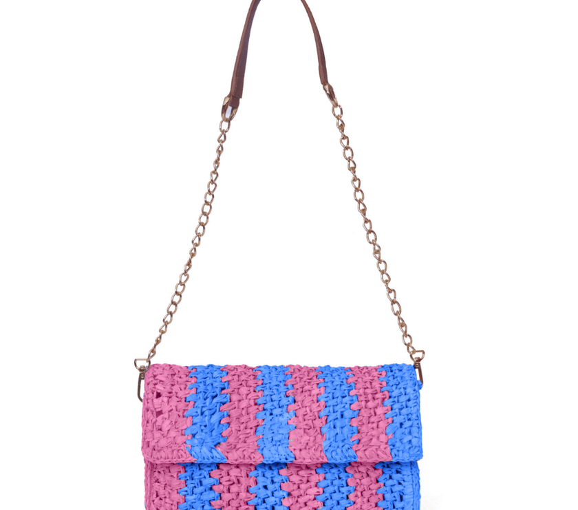 Elowen Raffia Versa Carry Clutch