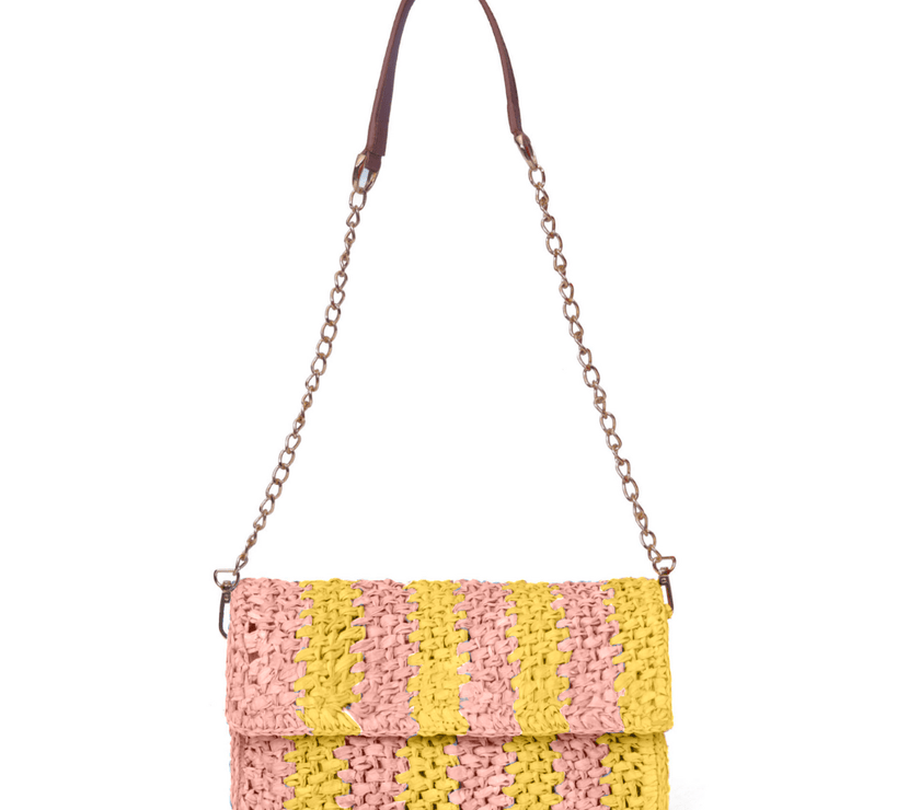 Elowen Raffia Versa Carry Clutch