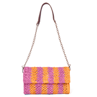 Elowen Raffia Versa Carry Clutch