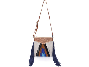 Dallas Kilim Leather Crossbody Bag | LB-644