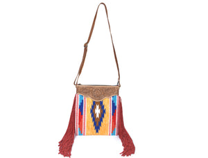 Dallas Kilim Leather Crossbody Bag | LB-644