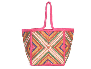 Chic Charm Jute Tote Bags | LB-699