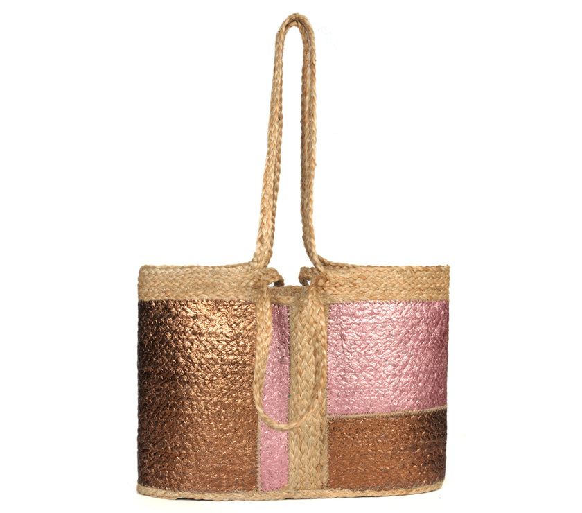 Organic Jute Tote Bag |  LB- 7122