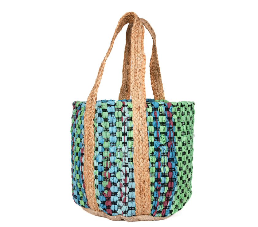 Desert Sunset Jute Tote Bag