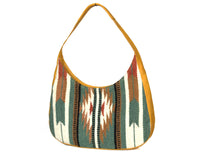 Leather Kilim Hobo Bag | LB-754