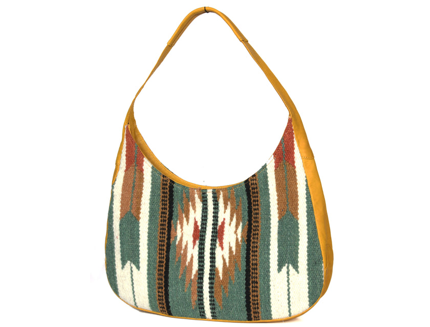 Leather Kilim Hobo Bag | LB-754