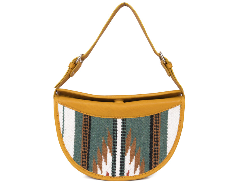 Leather Kilim Handbag | LB-502