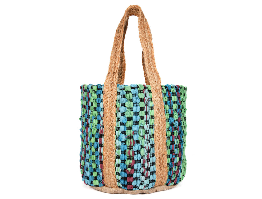 Desert Sunset Jute Tote Bag