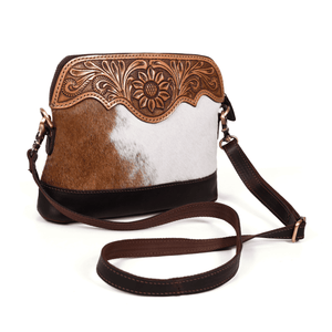Arizona Tooled Crossbody/Handbag Hair on Hide | ( LB - 372 )