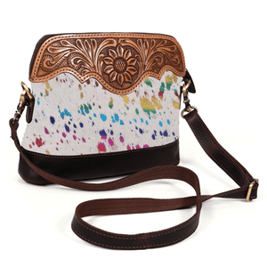 Arizona Tooled Crossbody/Handbag Hair on Hide | ( LB - 372 )
