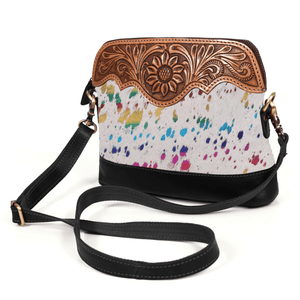 Arizona Tooled Crossbody/Handbag Hair on Hide | ( LB - 372 )