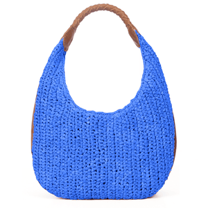 San Jose Raffia Solid Hobo Bag | LB-606Solid