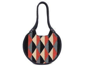 Luxe Loom Leather Handbag | LB-706