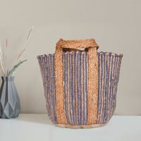 Tropical Breeze Jute Tote Bag