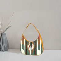 Leather Kilim Hobo Bag | LB-754