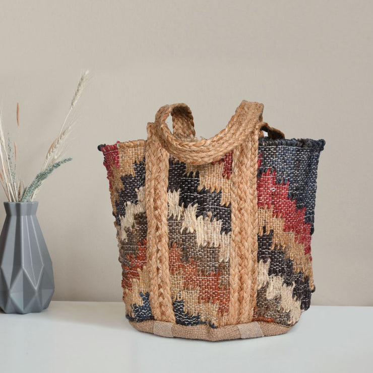 Wild Weave  Jute Tote Bag