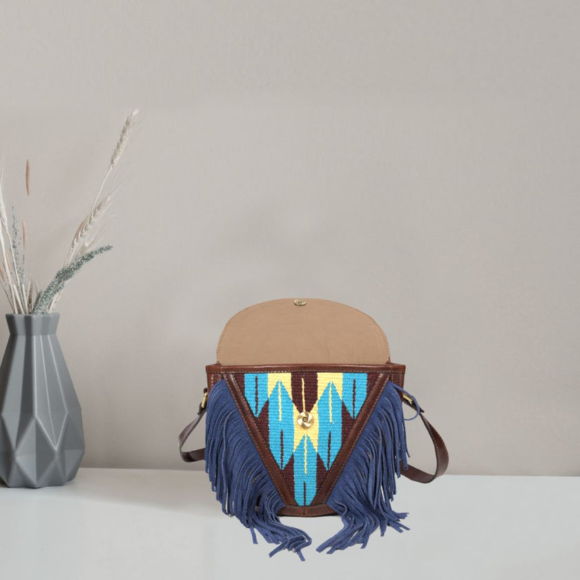 Phoenix Tooled Leather Kim Crossbody bag