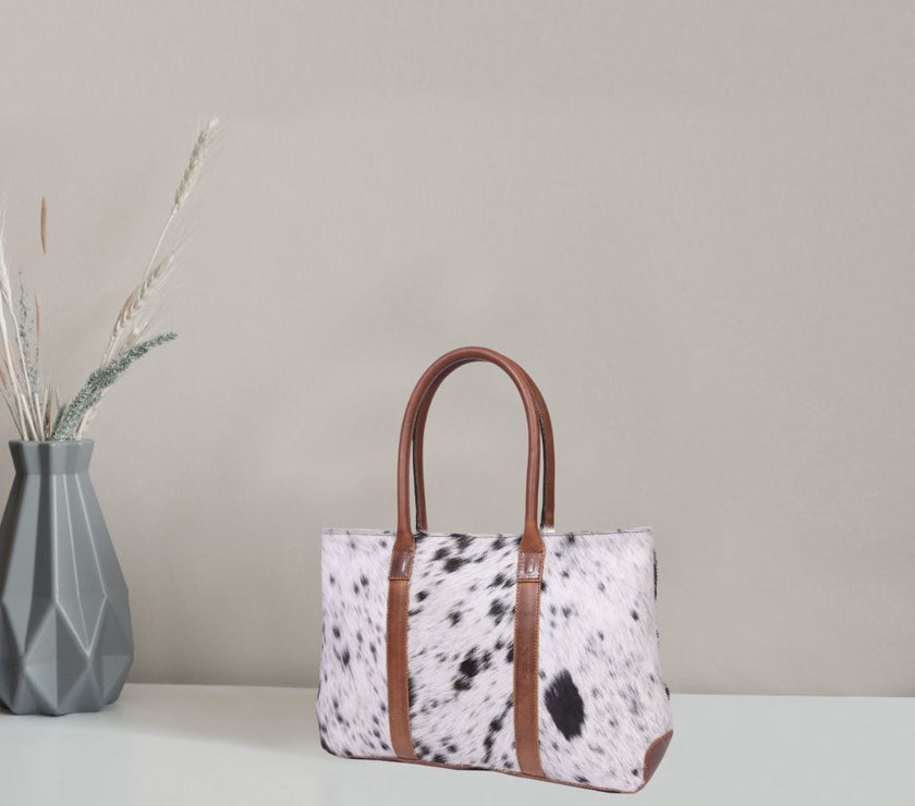 Tucson Classic Hair on Hide Leather Tote | LB-61
