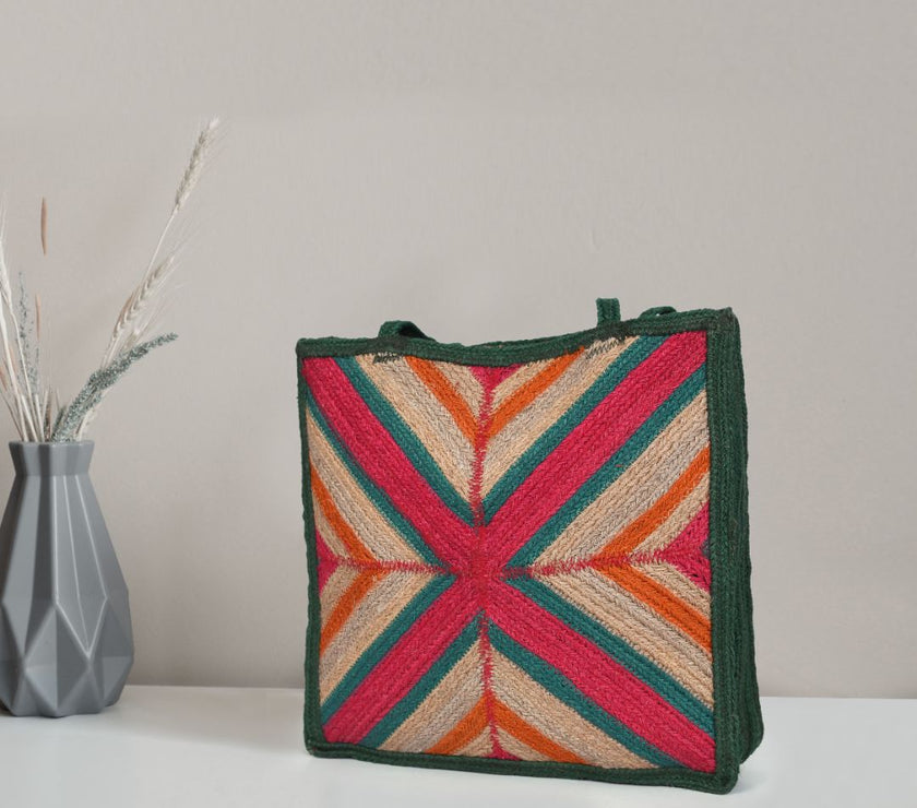 Rustic Roots Jute Tote Bags
