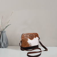 Arizona Tooled Crossbody/Handbag Hair on Hide | ( LB - 372 )