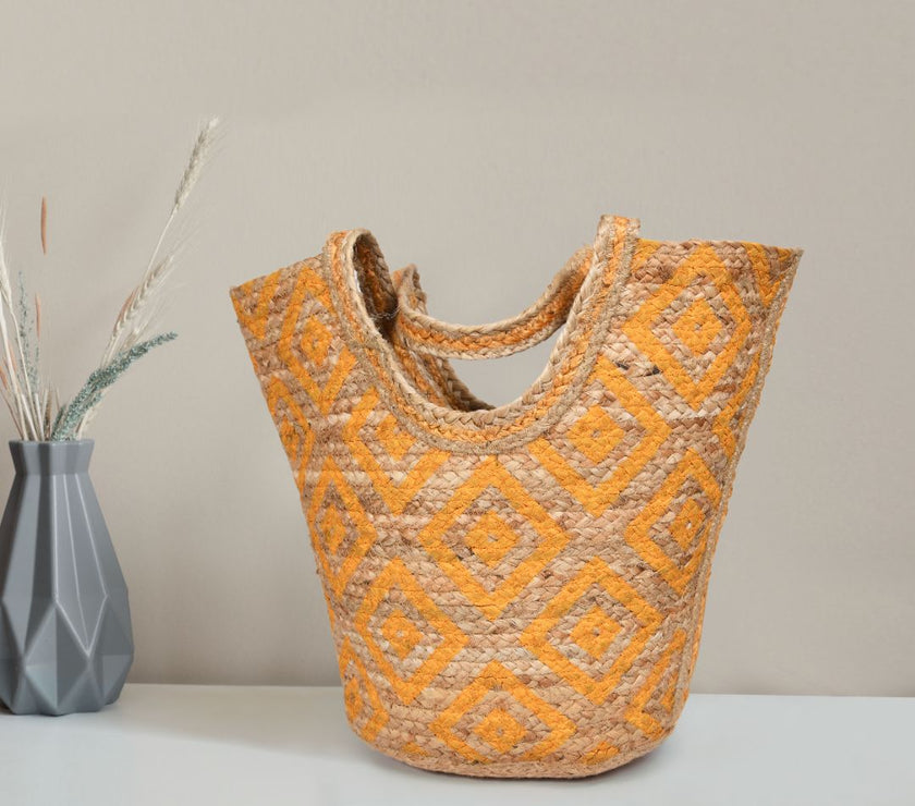 Eco Luxe Tote  Organic Jute Tote Bag