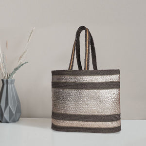 Organic Jute Tote Bag - ( LB-800 )