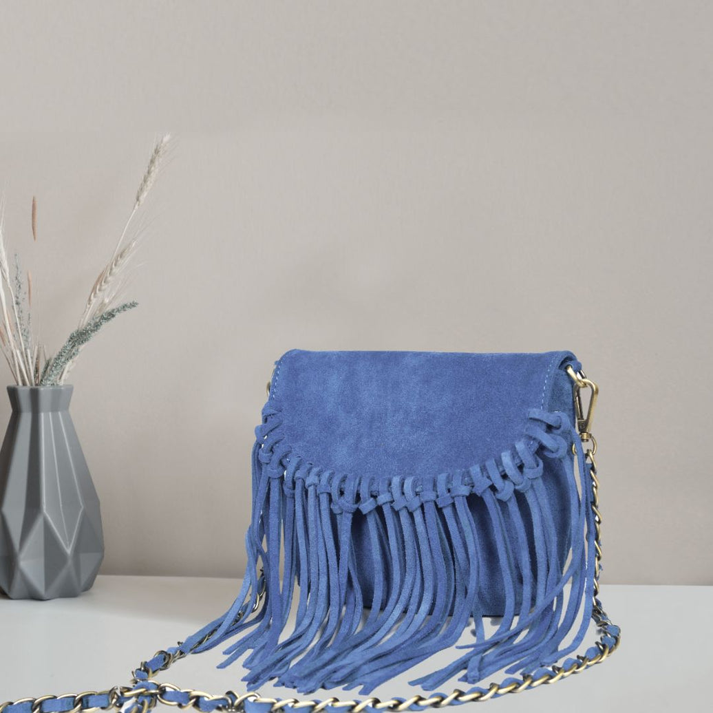 Stockton Leather Suede Cross Body