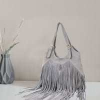 Flint Leather Suede Handbag