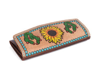 Montana Hand-Tooled Fold-Over Leather Wallet