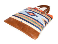 Missouri Kilim Leather Tote Bag