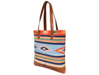 Missouri Kilim Leather Tote Bag