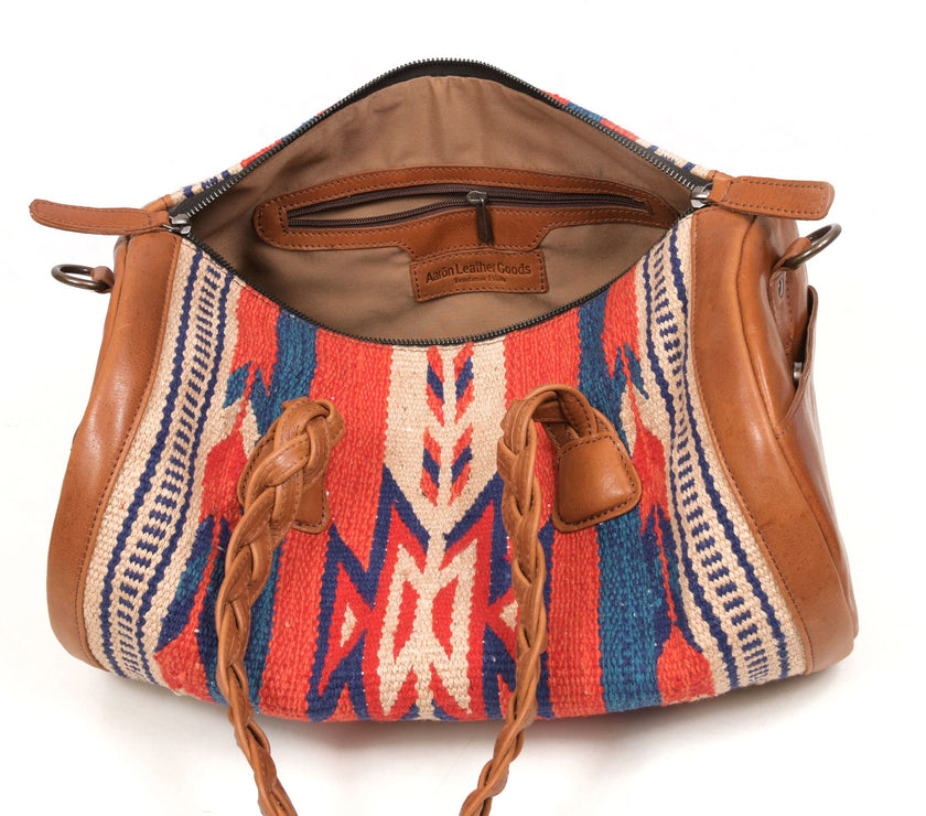 Maryland Kim Leather & Kilim Duffle