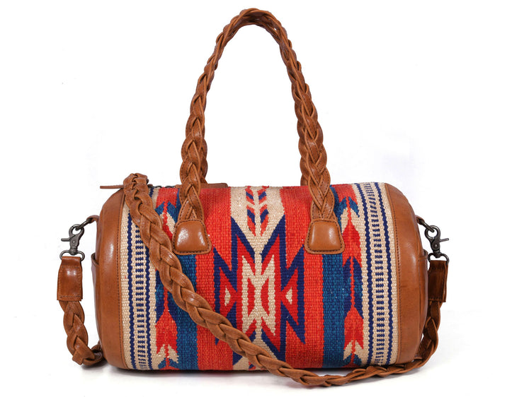 Maryland Kim Leather & Kilim Duffle