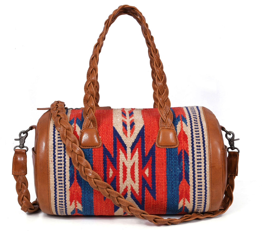 Maryland Kim Leather & Kilim Duffle