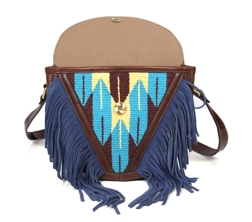 Phoenix Tooled Leather Kim Crossbody bag