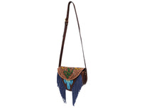 Phoenix Tooled Leather Kim Crossbody bag