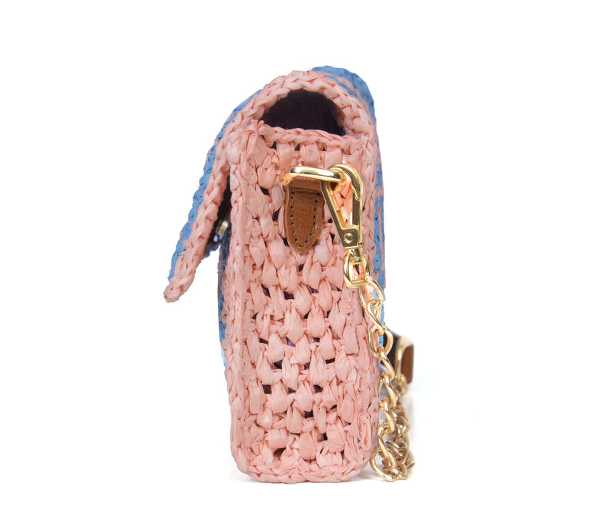 Elowen Raffia Versa Carry Clutch