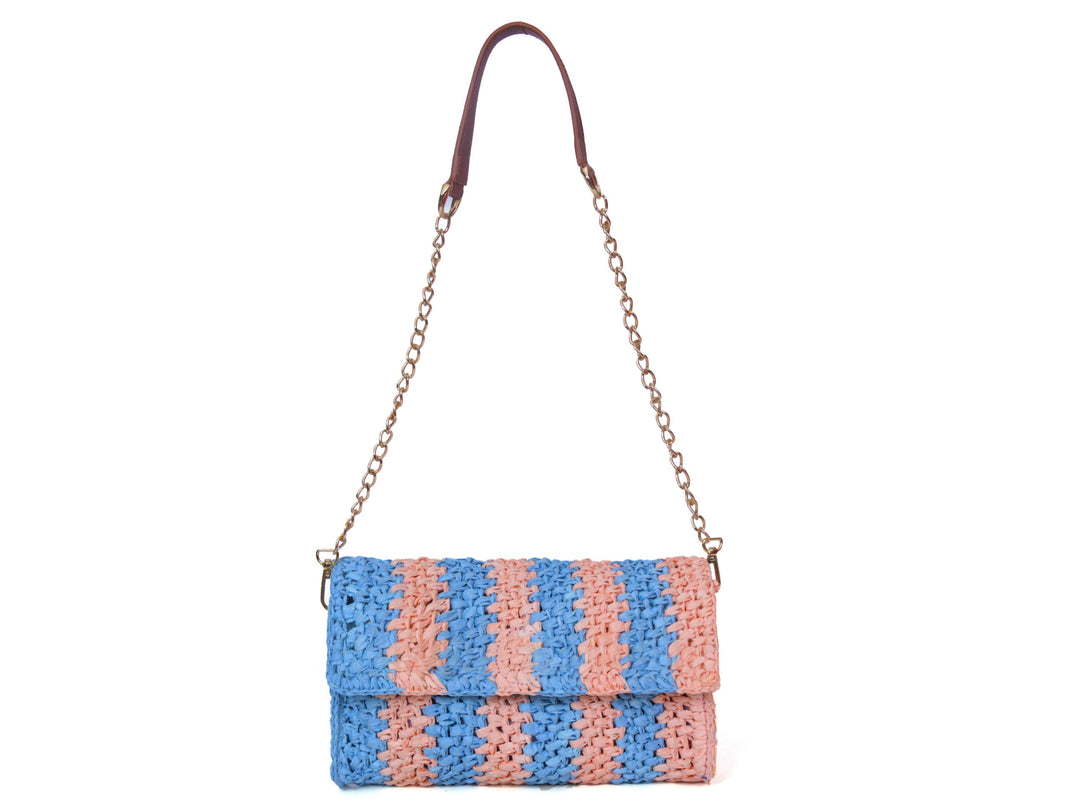 Elowen Raffia Versa Carry Clutch