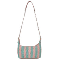 Elara Raffia Chic  Crossbody