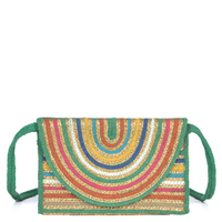 Sassy Sleek Jute Crossbody Bag | LB-700