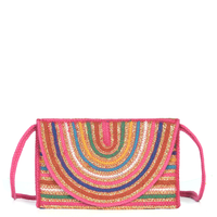 Sassy Sleek Jute Crossbody Bag | LB-700