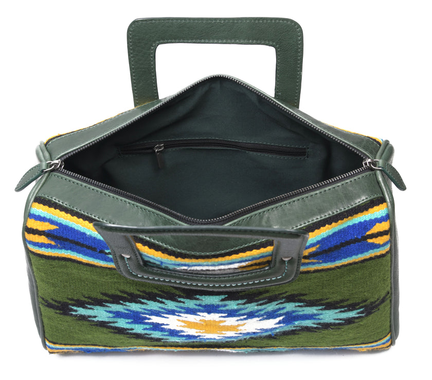 Leather Kilim Hand Bag | LB-736