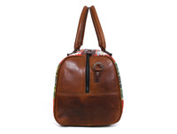 Michigan Kilim Leather Duffle Bag