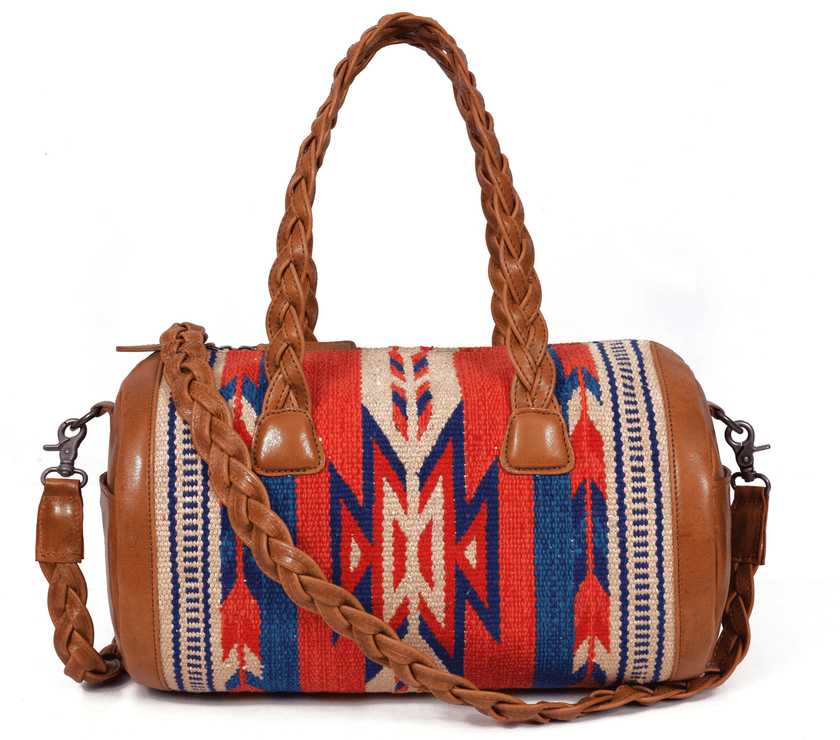 Maryland Kim Leather & Kilim Duffle