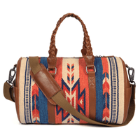 Maryland Kim Leather & Kilim Duffle