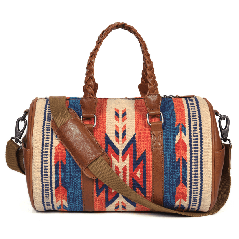 Maryland Kim Leather & Kilim Duffle