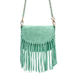 Stockton Leather Suede Cross Body